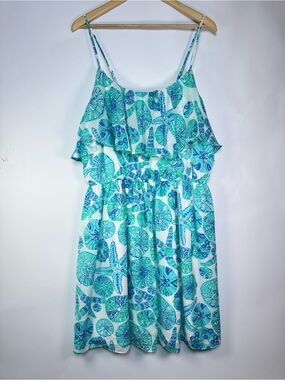 NWT Lilly Pulitzer for Target Sea Urchin Ruffle Dress XXL 2015 Collab